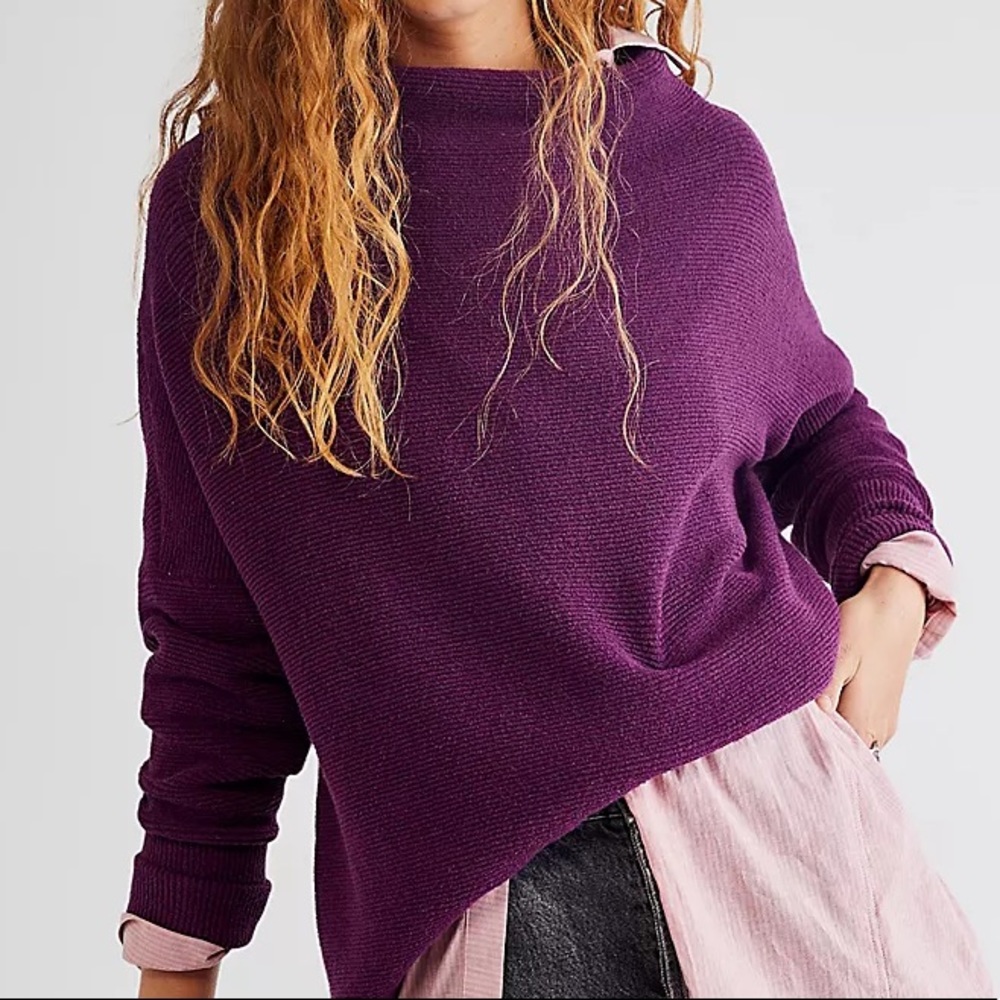 Free People Movement Ottoman Slouchy Tunic Sweater